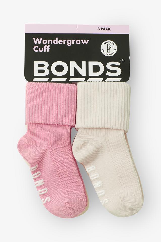Baby Wondergrow Socks with Cuff 3 Pack