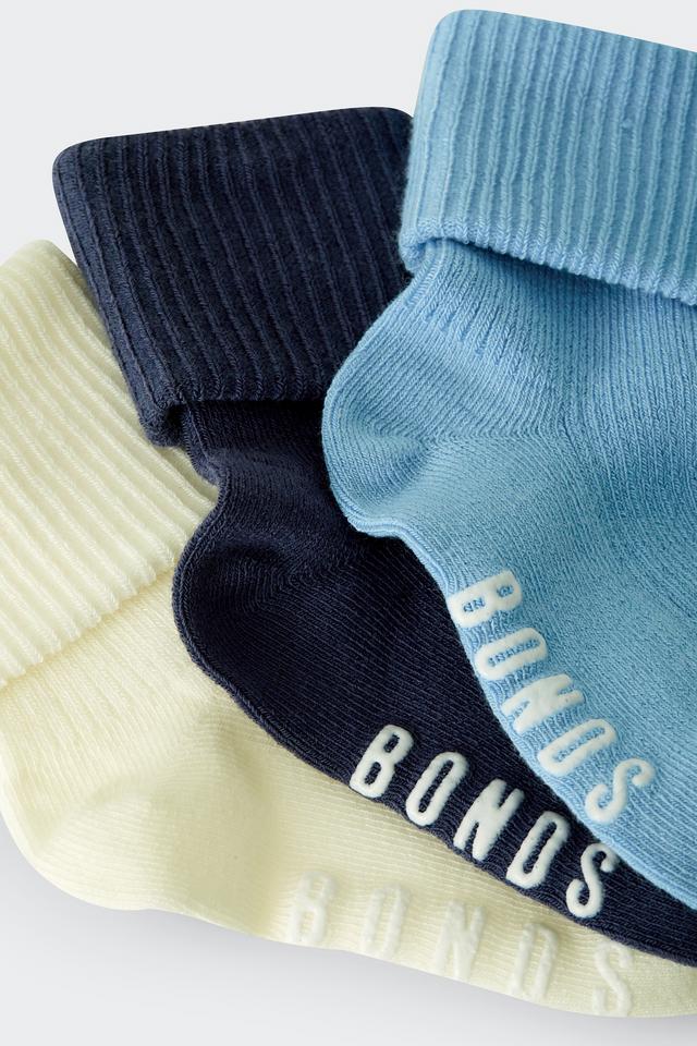 Baby Wondergrow Socks with Cuff 3 Pack