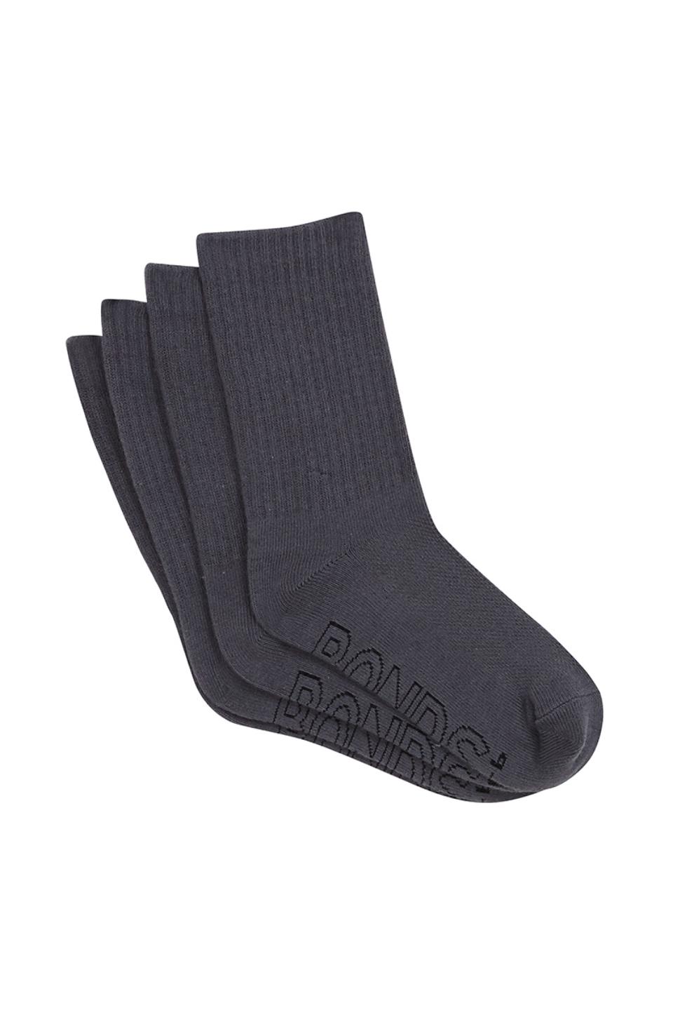 Kids Logo Light Crew Socks 4 Pack