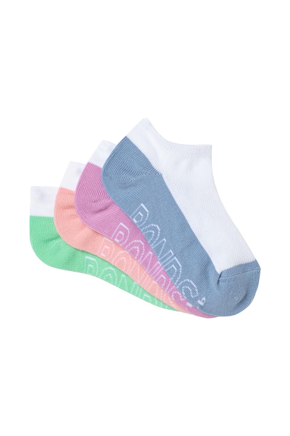 Kids Logo Light Low Cut Socks 4 Pack