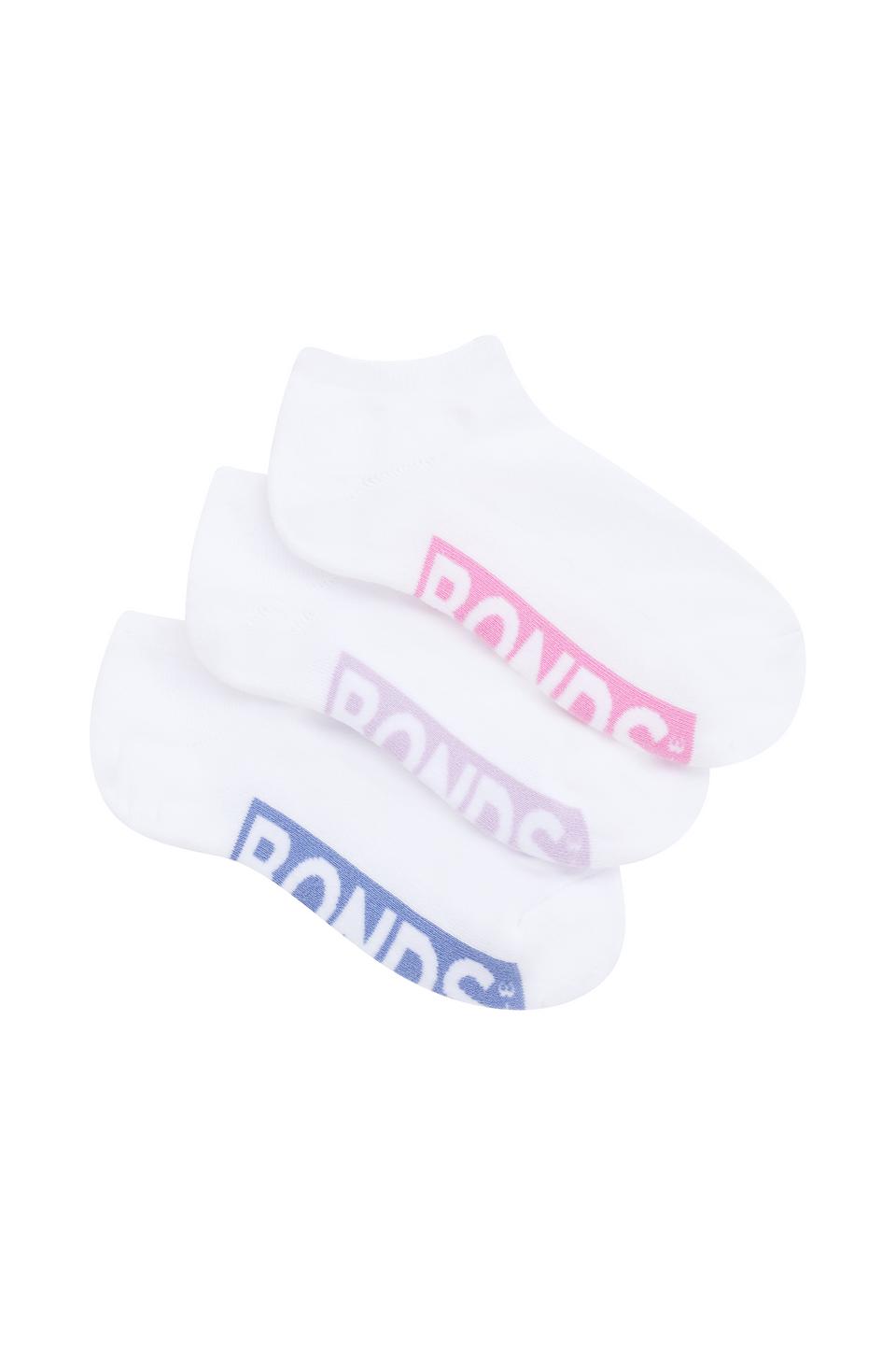 Kids Logo Cushioned Low Cut Socks 3 Pack