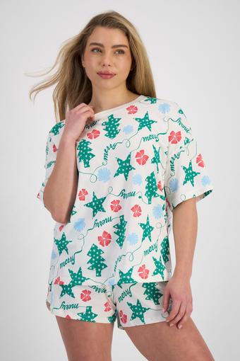 Sleep Aussie Cotton Relaxed Tee (Coastal Christmas)