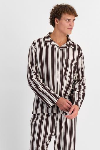 Sleep Flannelette Shirt (Sleepy Stripe)