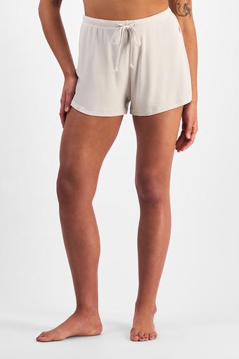 Sleep Modal Blend Rib Short (Stone Throw)