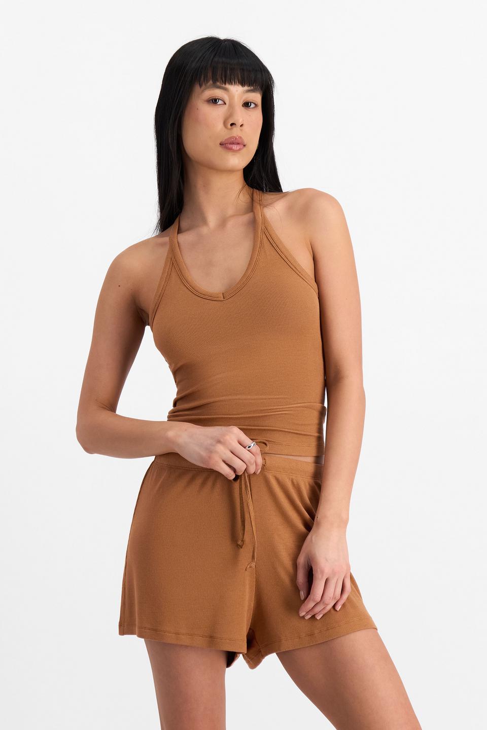 Nancy (She/Her) wears size S and is 170cm tall with 82cm chest and 64cm waist