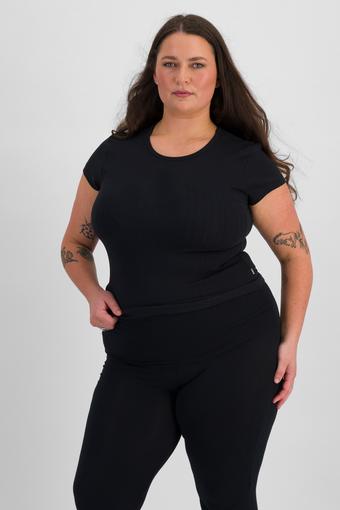 Sleep Pointelle Baby Tee (Nu Black)