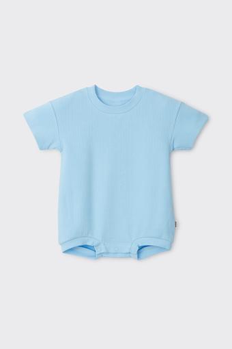 Solid Wide Needle Rib Slouchy Suit (Airbourne)