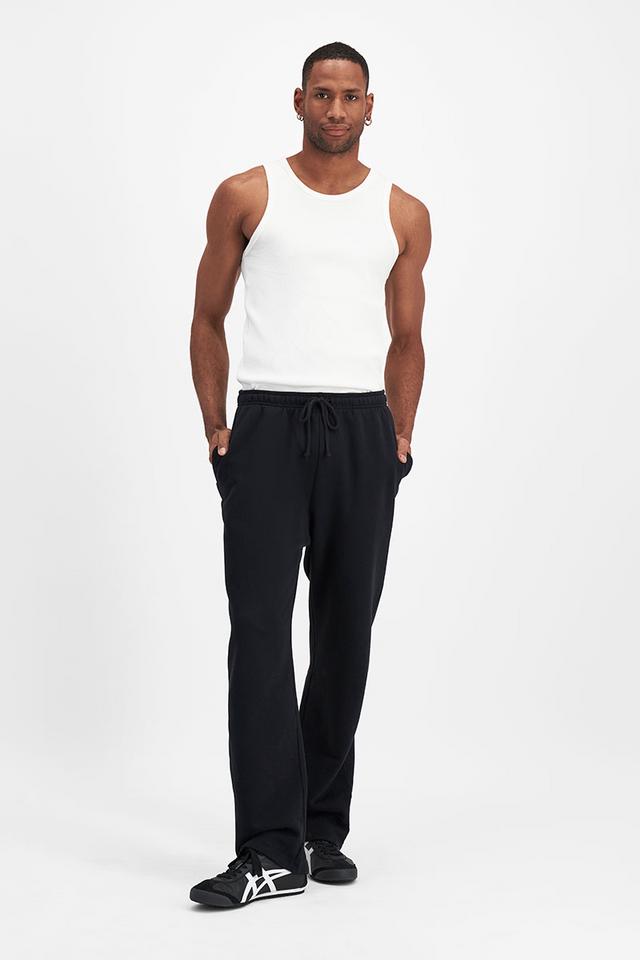 Sweats Cotton Fleece Straight Leg Trackie