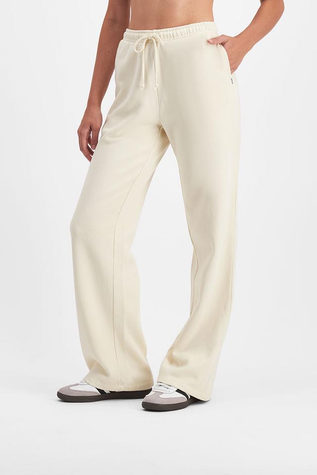 Sweats Cotton Fleece Straight Leg Trackie