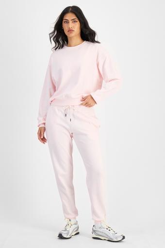 Sweats Cotton Pullover (Pink Hint)