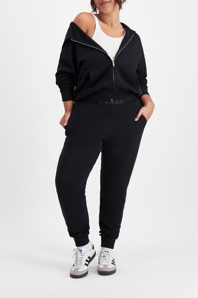 Sweats Cotton Zip Hoodie