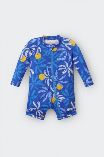Swim Long Sleeve Zippy (Palm Oasis)