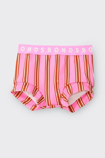 Swim Nappy (Deck Chair Stripe Pink)