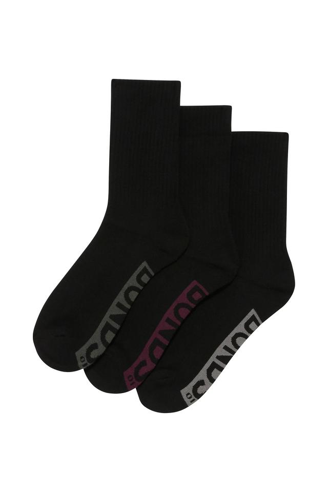 Mens Logo Cushioned Crew Socks 3 Pack