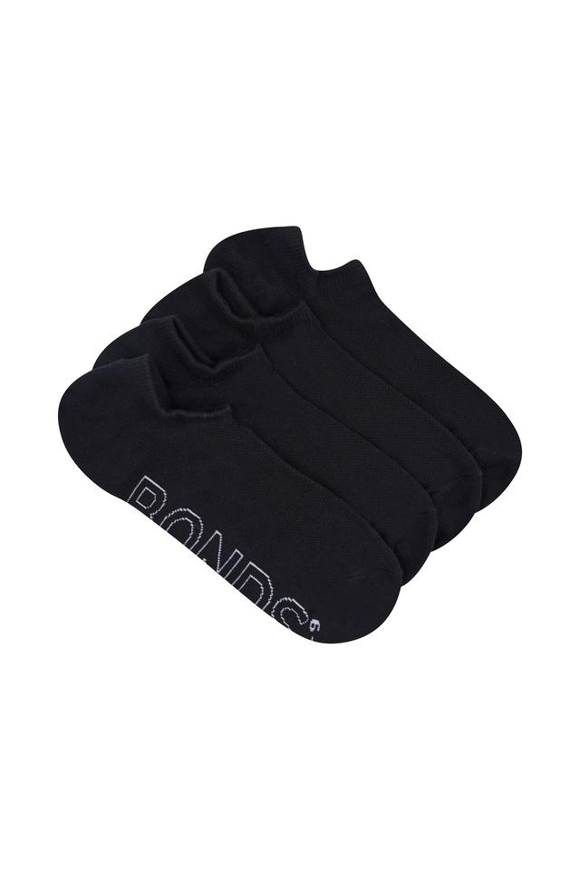 Mens Logo Lightweight No Show 4 Pack