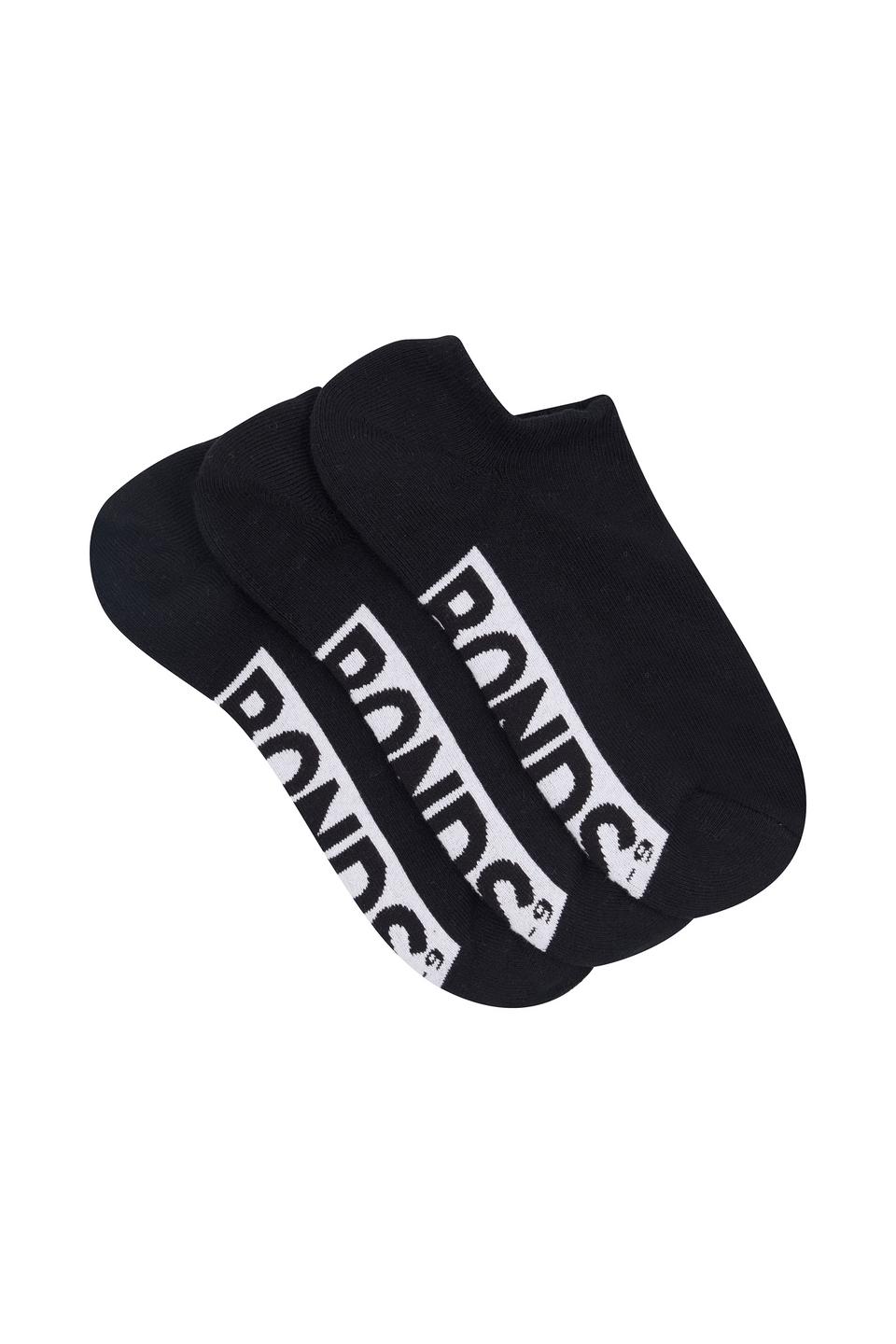 Mens Logo Cushioned No Show 3 Pack