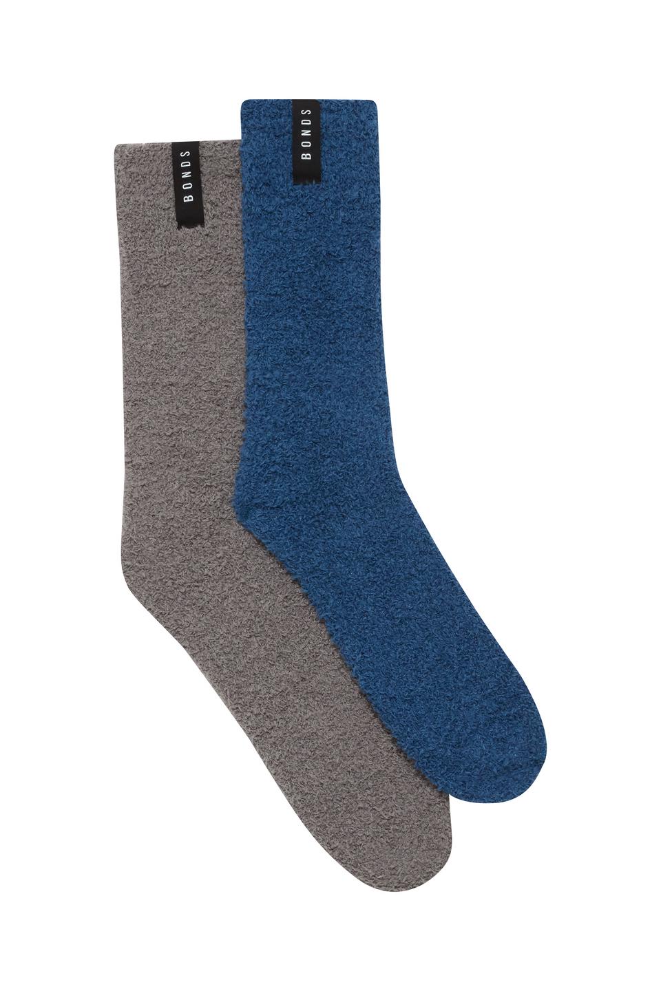 Mens Super Soft Crew Socks 2 Pack