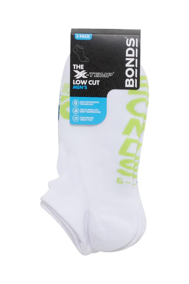Mens X-Temp Low Cut Socks 3 Pack