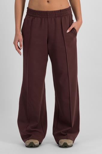 Tech Stretch Wide Leg Pant (Deepest Berry)