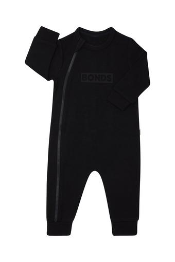 Tech Sweats Zip Wondersuit (Nu Black)