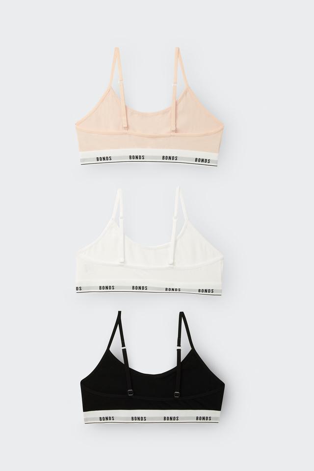 Girls Hipster Scoop Crop 3 Pack