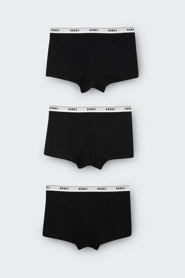 Girls Hipster Shortie 3 Pack