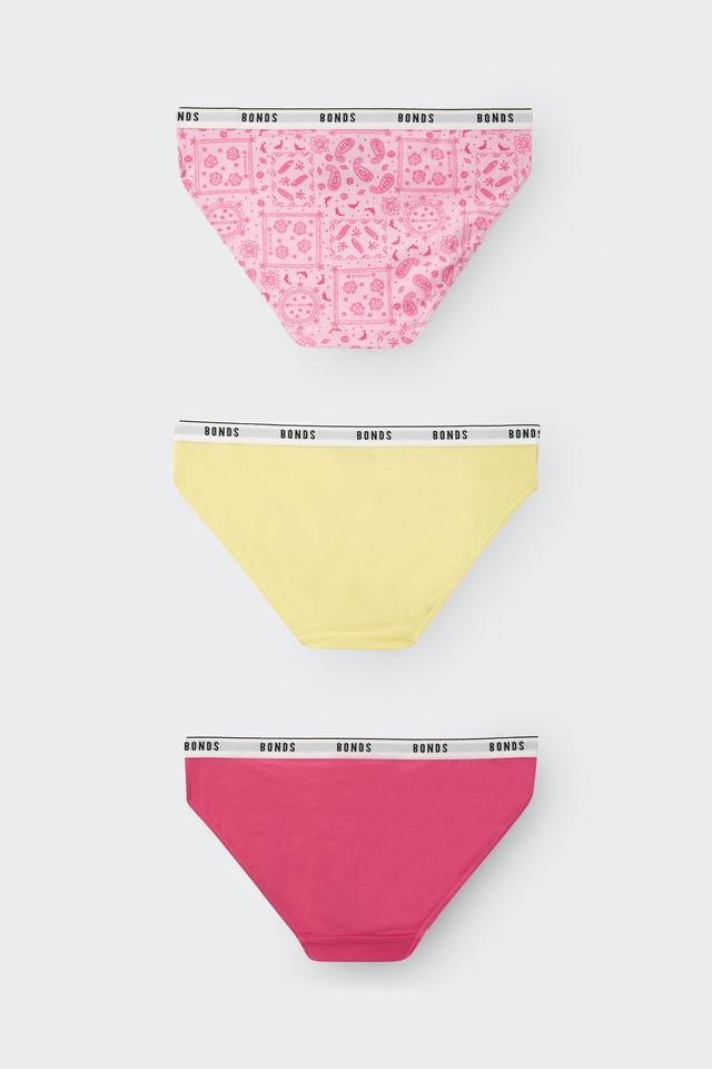Girls Hipster Bikini 3 Pack