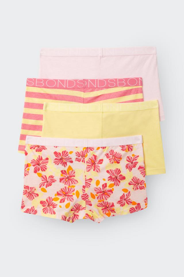 Girls Shortie 4 Pack
