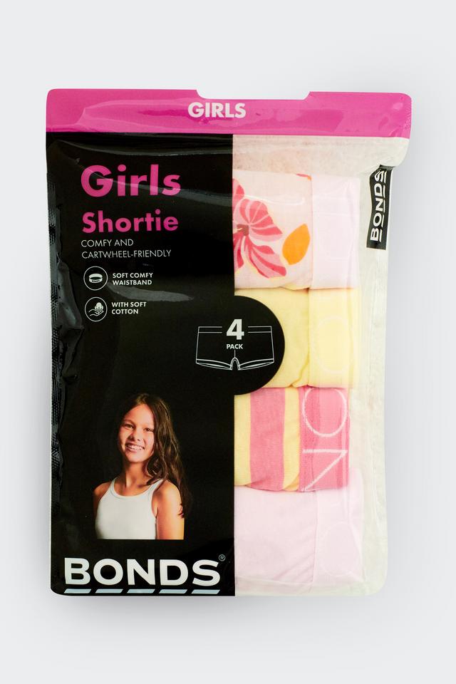 Girls Shortie 4 Pack