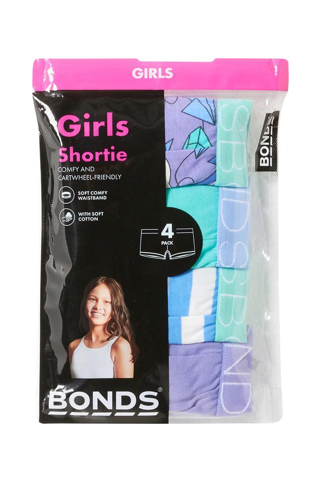 Girls Shortie 4 Pack