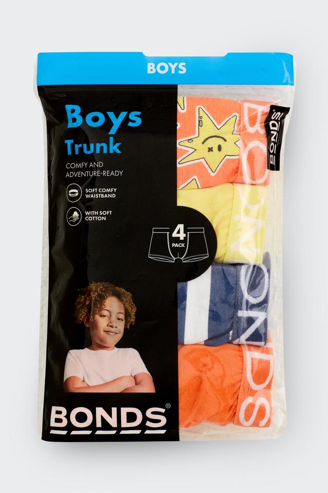 Boys Trunk 4 Pack