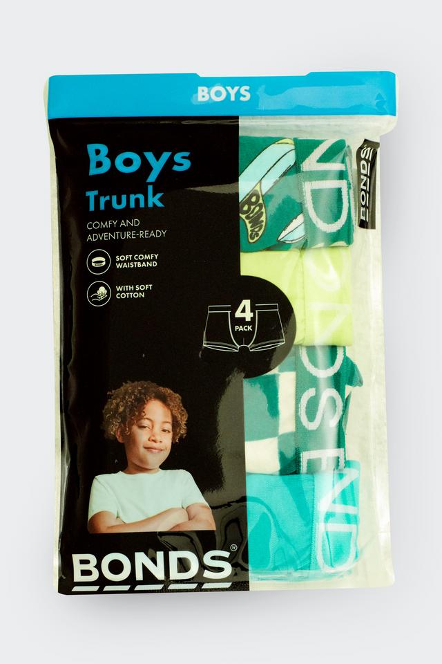 Boys Trunk 4 Pack