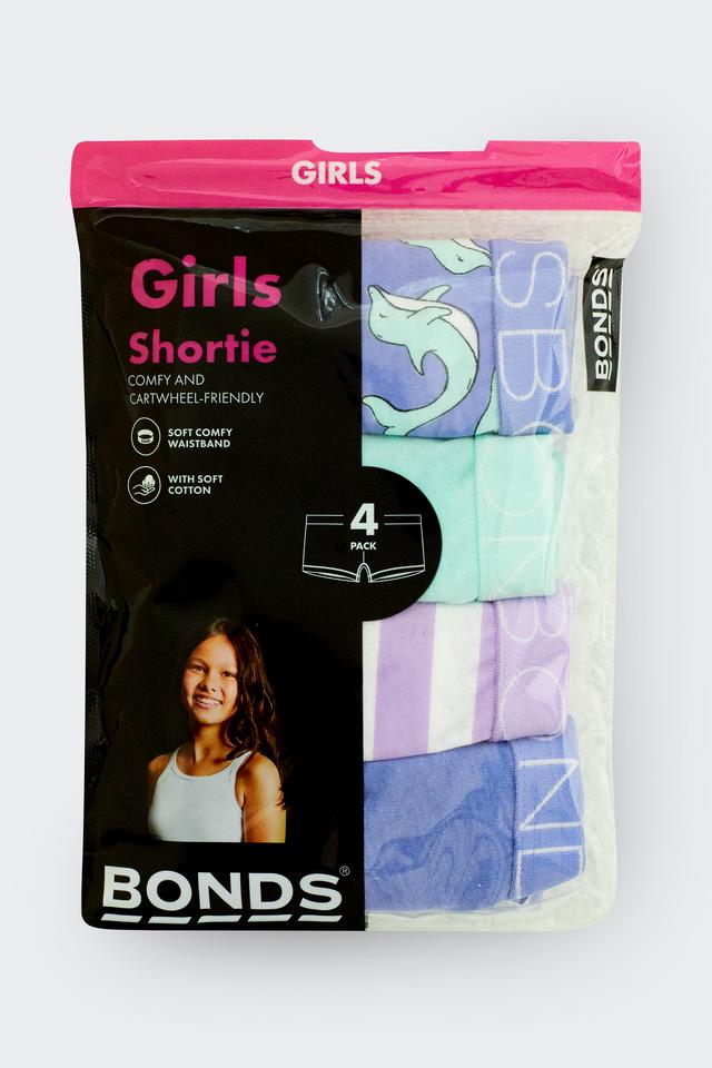 Girls Shortie 4 Pack