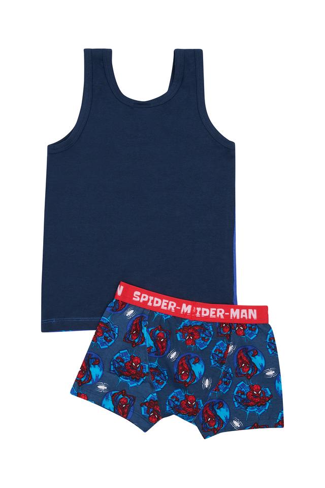 Boys Spiderman Singlet & Trunk Set