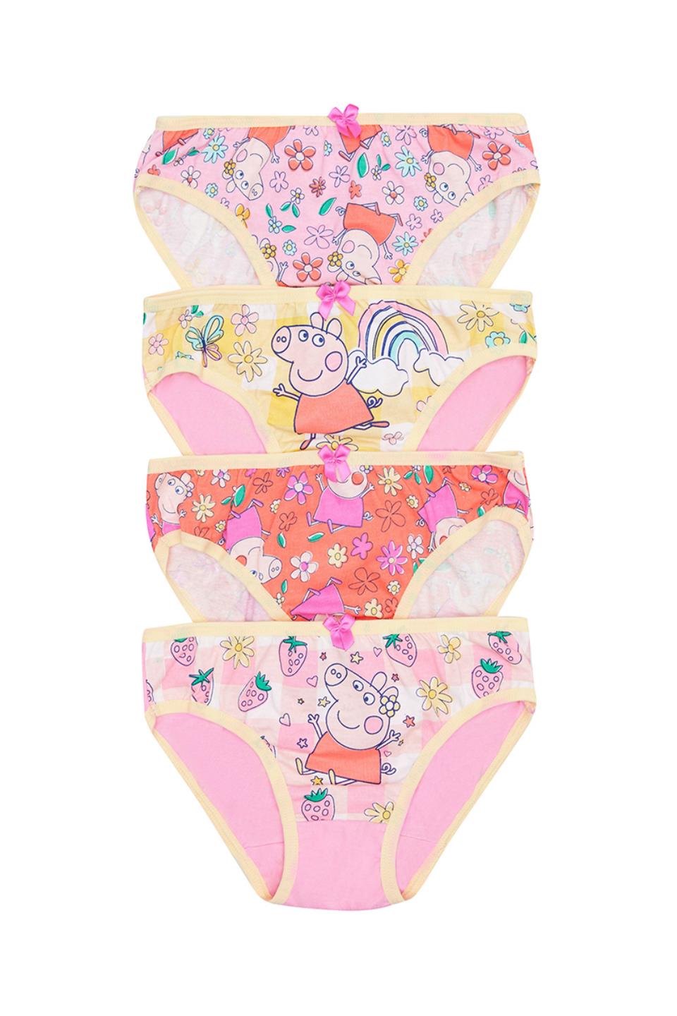 Girls Peppa Pig Brief 4 Pack