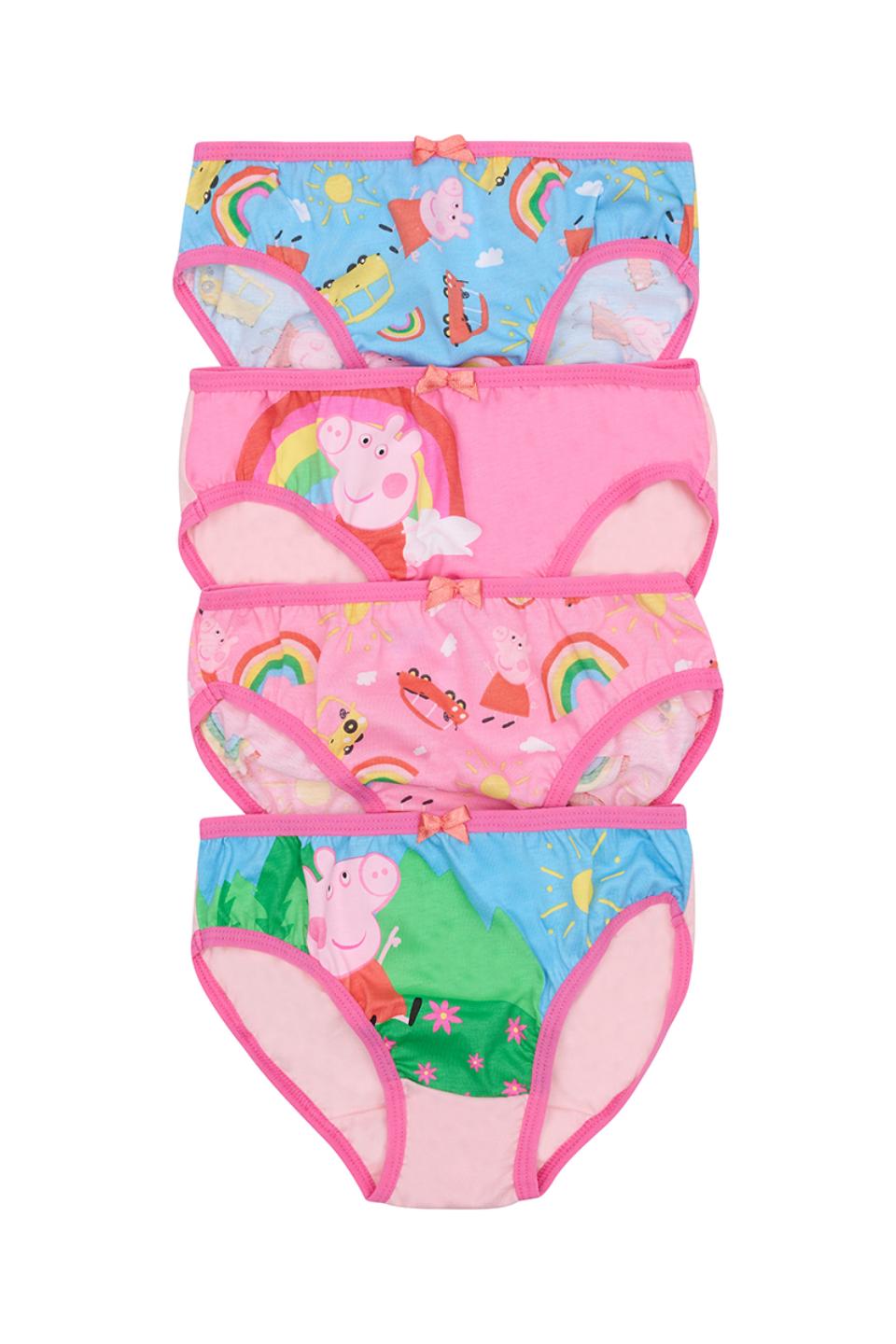 Girls Peppa Pig Brief 4 Pack