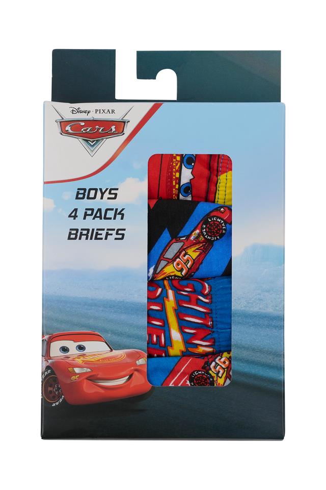 Boys Cars Brief 4 Pack