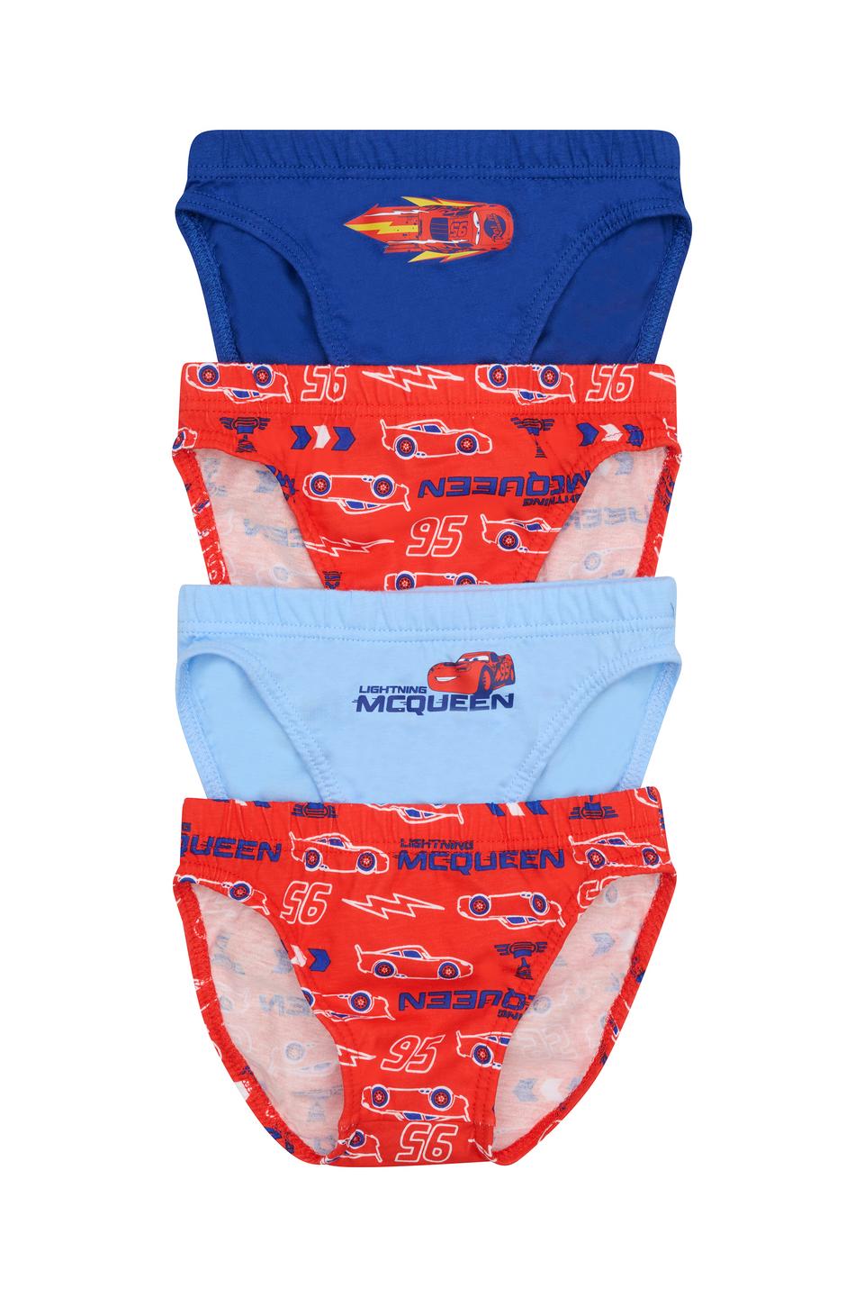 Boys Cars Brief 4 Pack