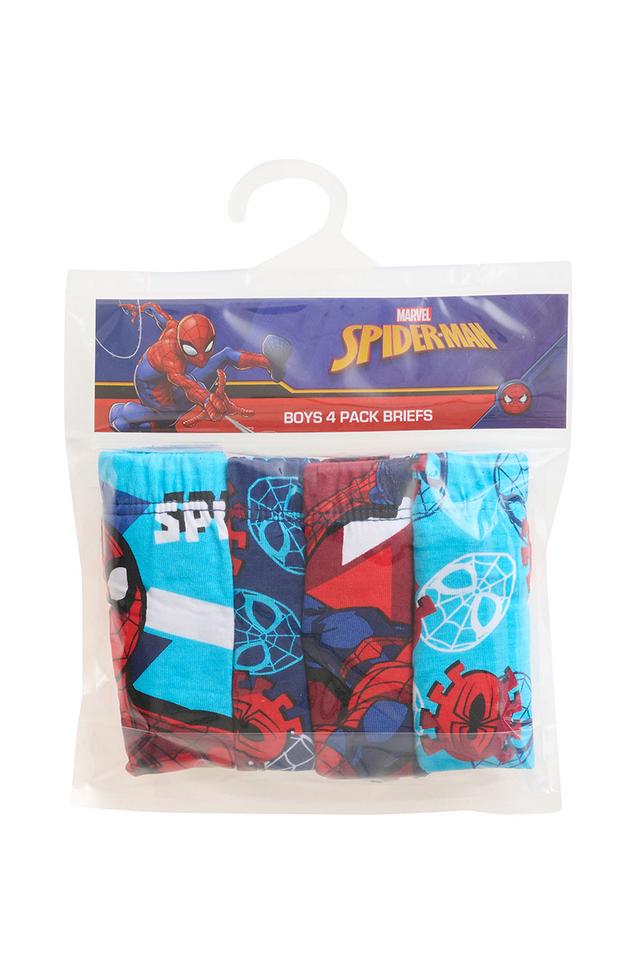 Boys Spiderman Brief 4 Pack