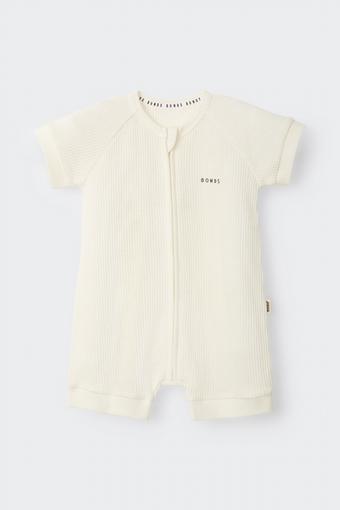 Waffle Romper (Marscapone)