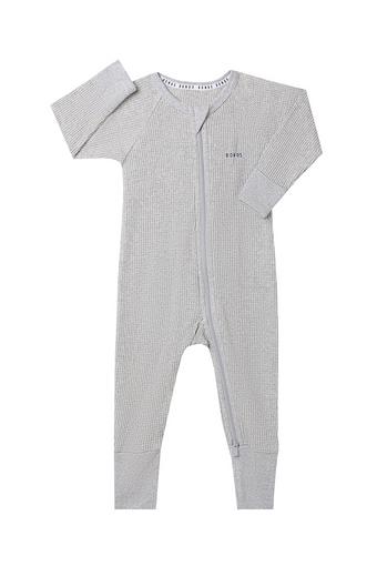 Waffle Zip Wondersuit (New Grey Marle)
