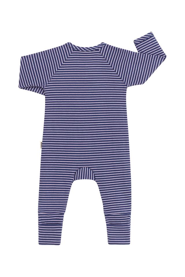 Wide Needle Rib Coverall
