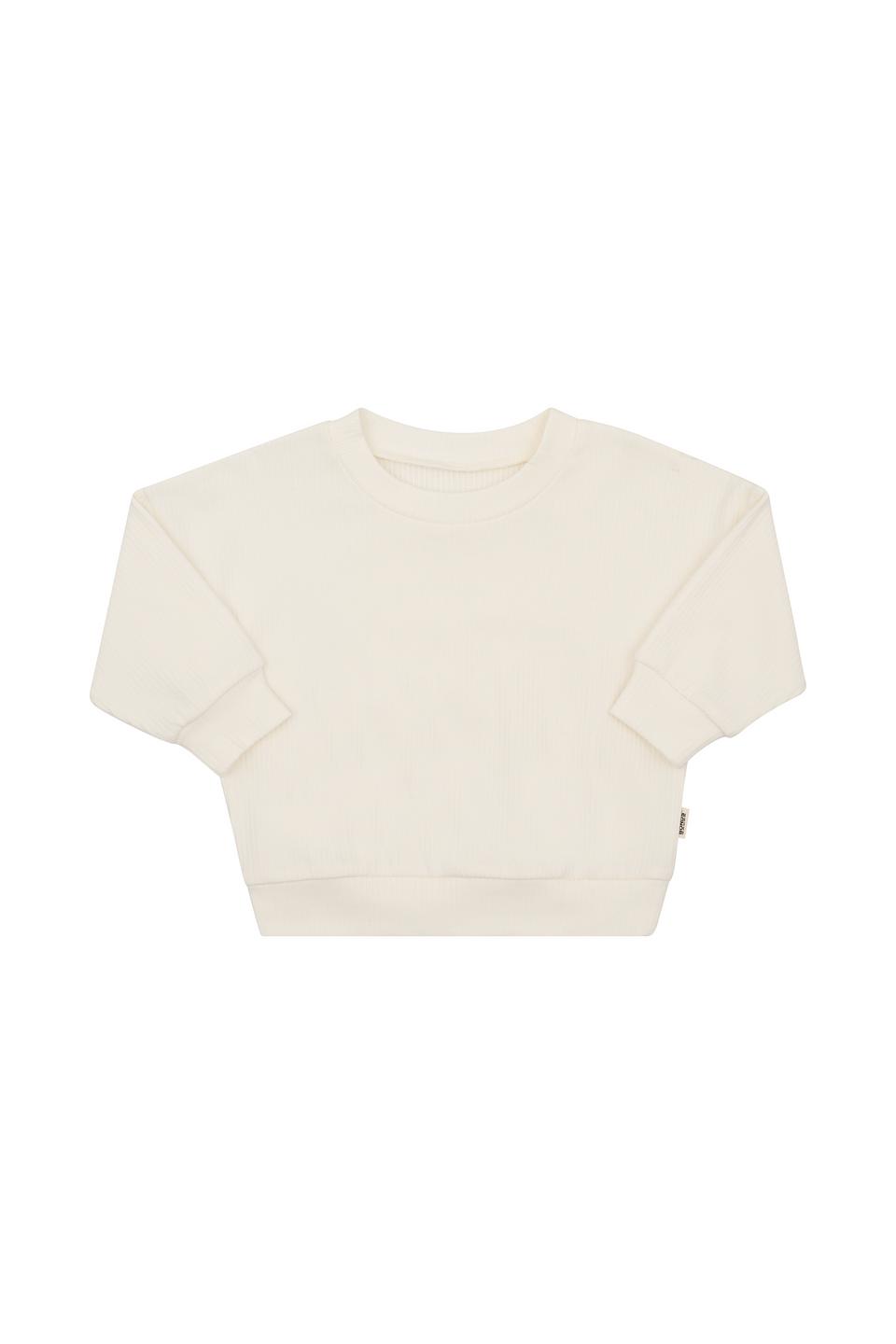 Wide Needle Rib Pullover