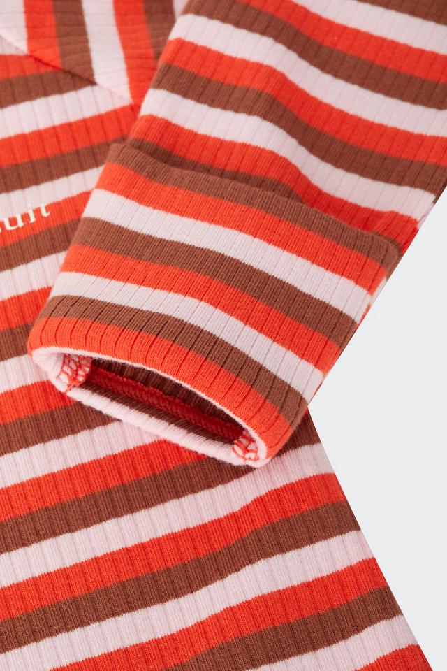 Wide Needle Rib Zippy