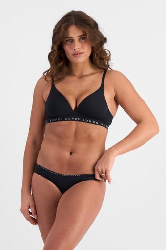 Wirefree Tee Bra (Black)