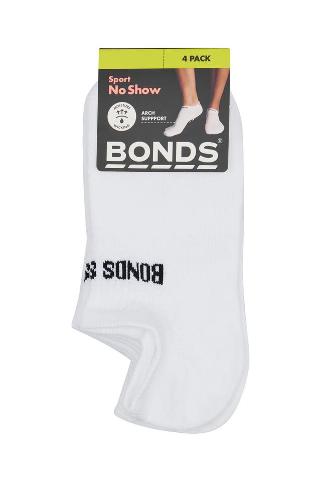 Womens Cool Sport No Show Socks 4 Pack