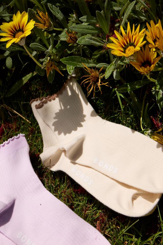 Womens Frill Anklet Socks 2 Pack