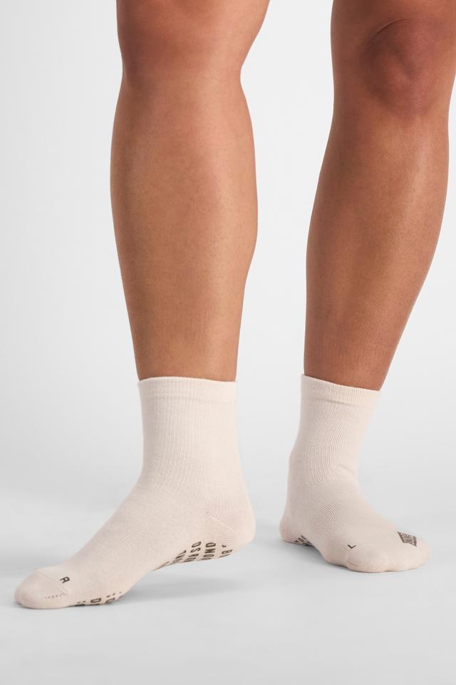 Womens Grip Half Crew Socks 2 Pack