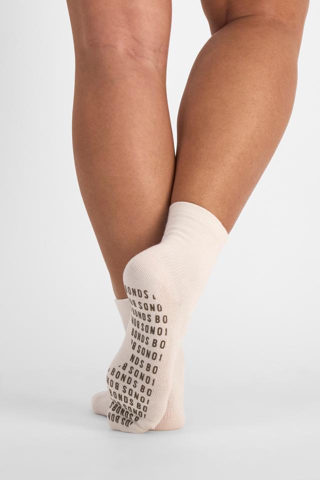 Womens Grip Half Crew Socks 2 Pack