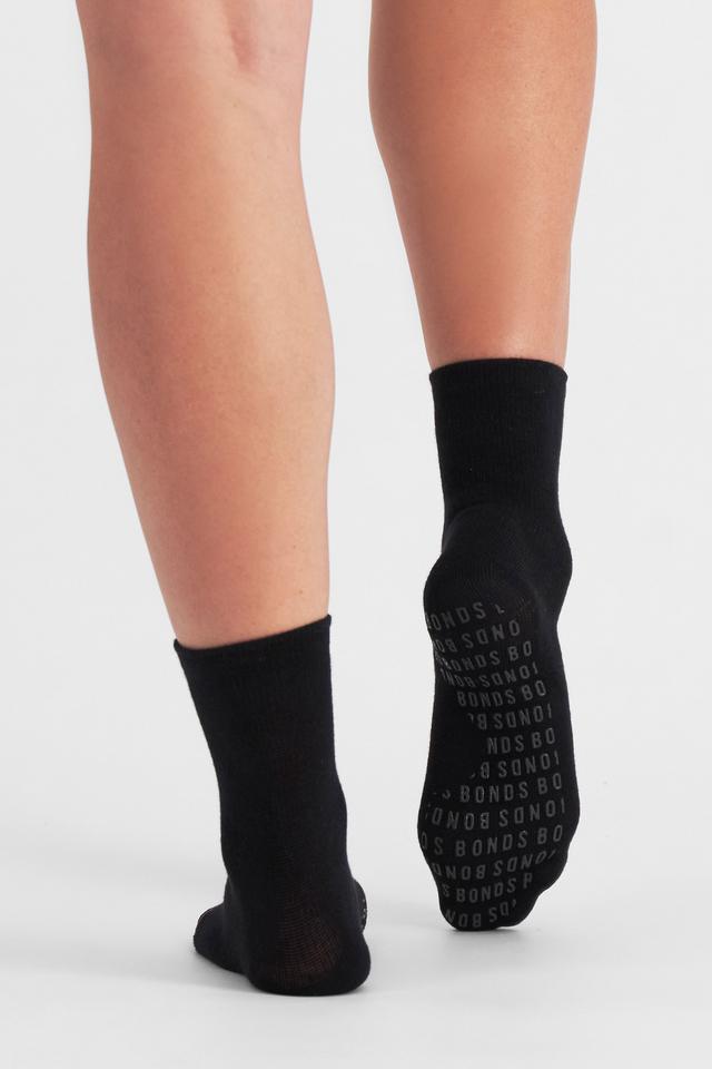 Womens Grip Half Crew Socks 2 Pack